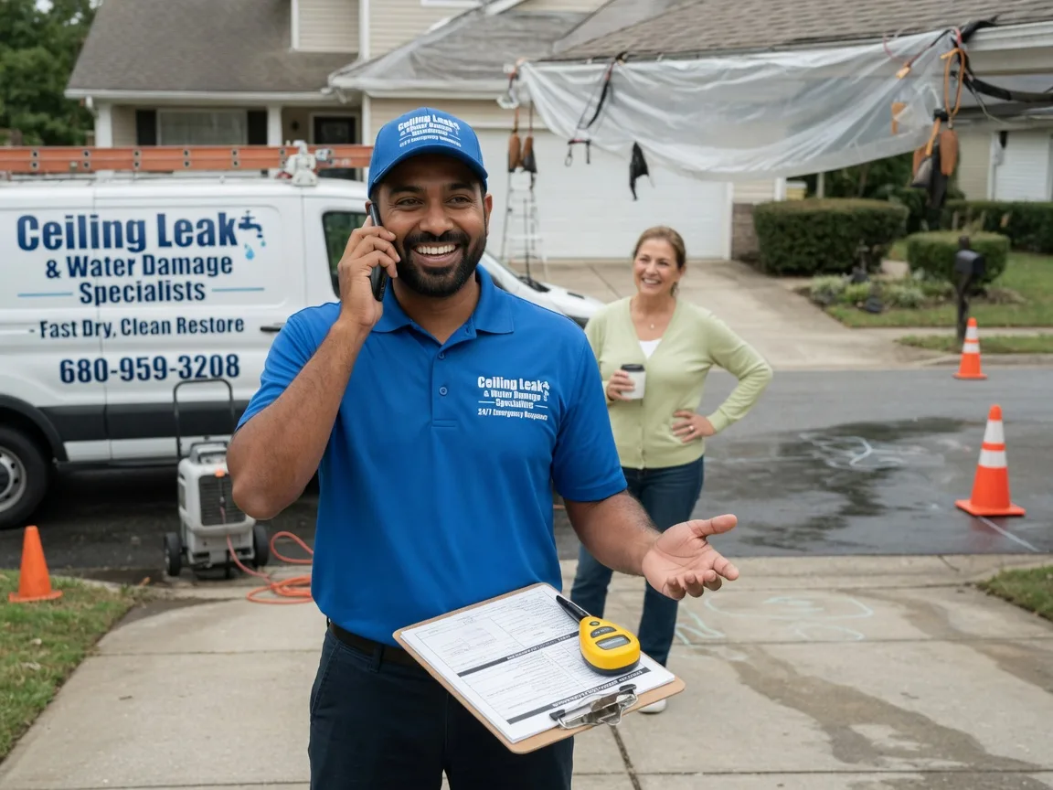Ceiling Leak Cleanup Baltic, SD FAQs